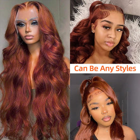 Avolo 13x4 HD transparent lace front for flexible parting and styling options