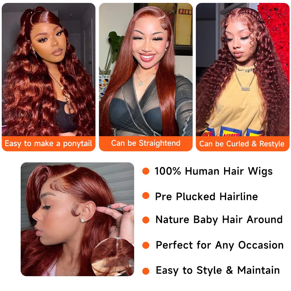 Avolo glueless frontal body wave wig for quick wear and removal