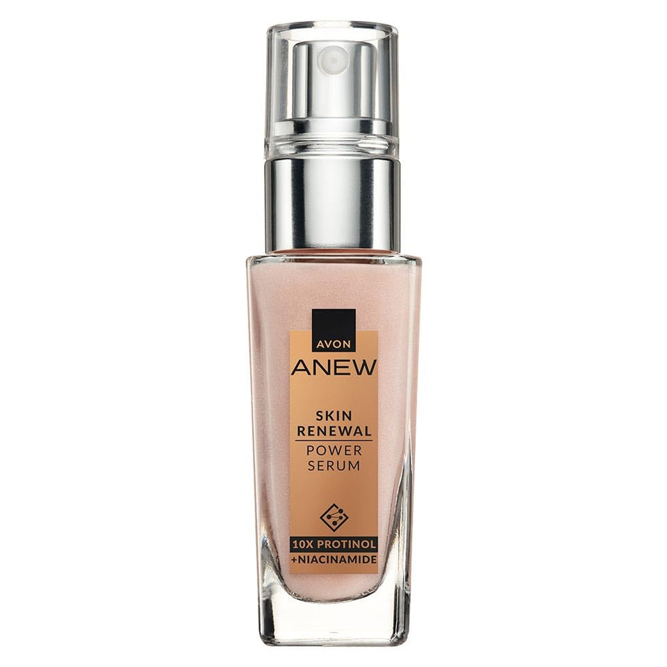 AVON Anew Protinol Power Serum bottle ready for daily use to brighten skin