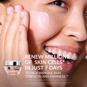 Close-up of AVON Anew Renewal Power Cream texture for surface renewal