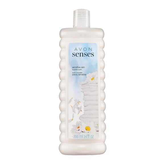 AVON Bubble Bath cap for easy dosing, ideal for gentle daily baths