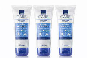 AVON Care silicone glove hand cream tube front view for protective shield and smoother hands