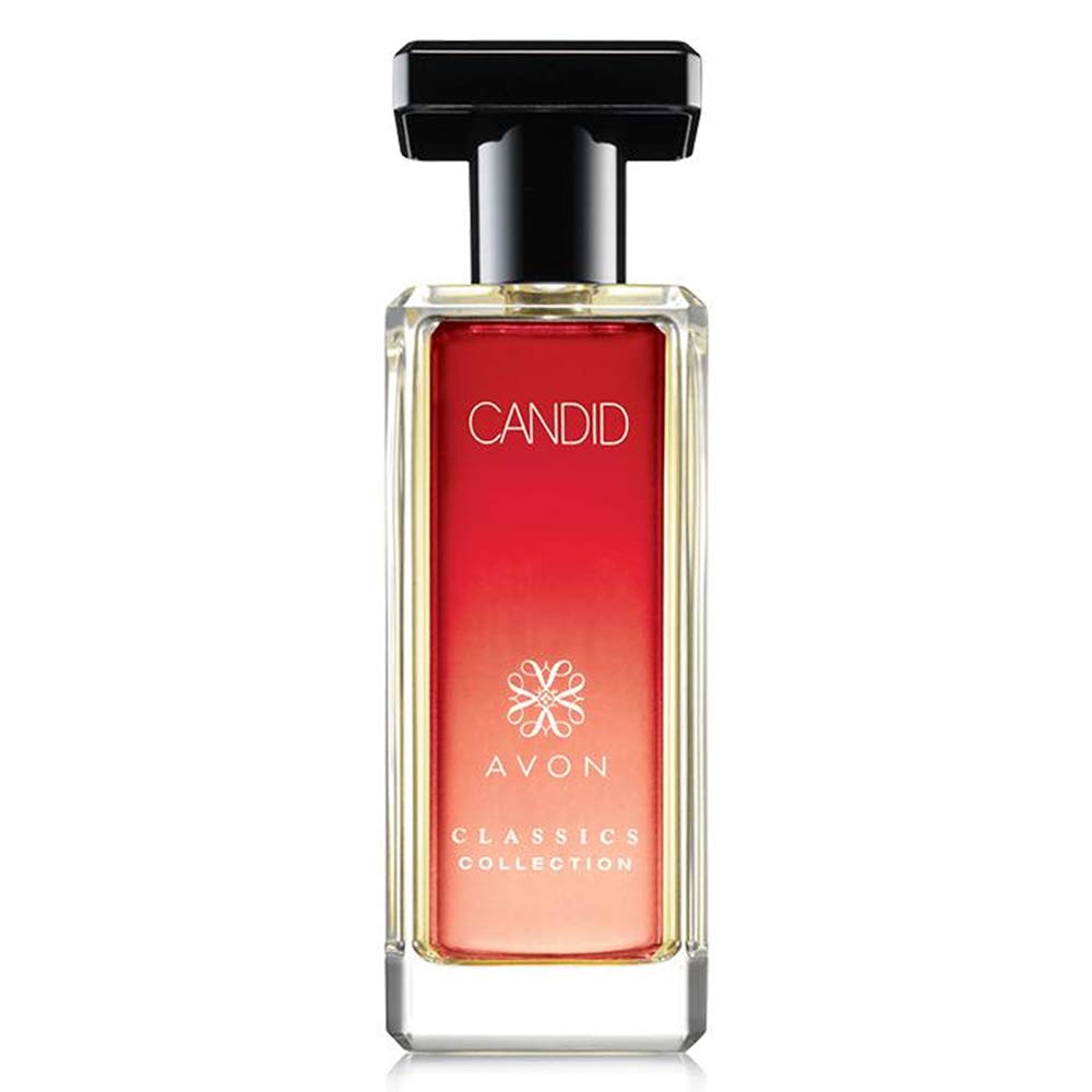 AVON Classics Candid spray image showing fragrance profile for everyday use