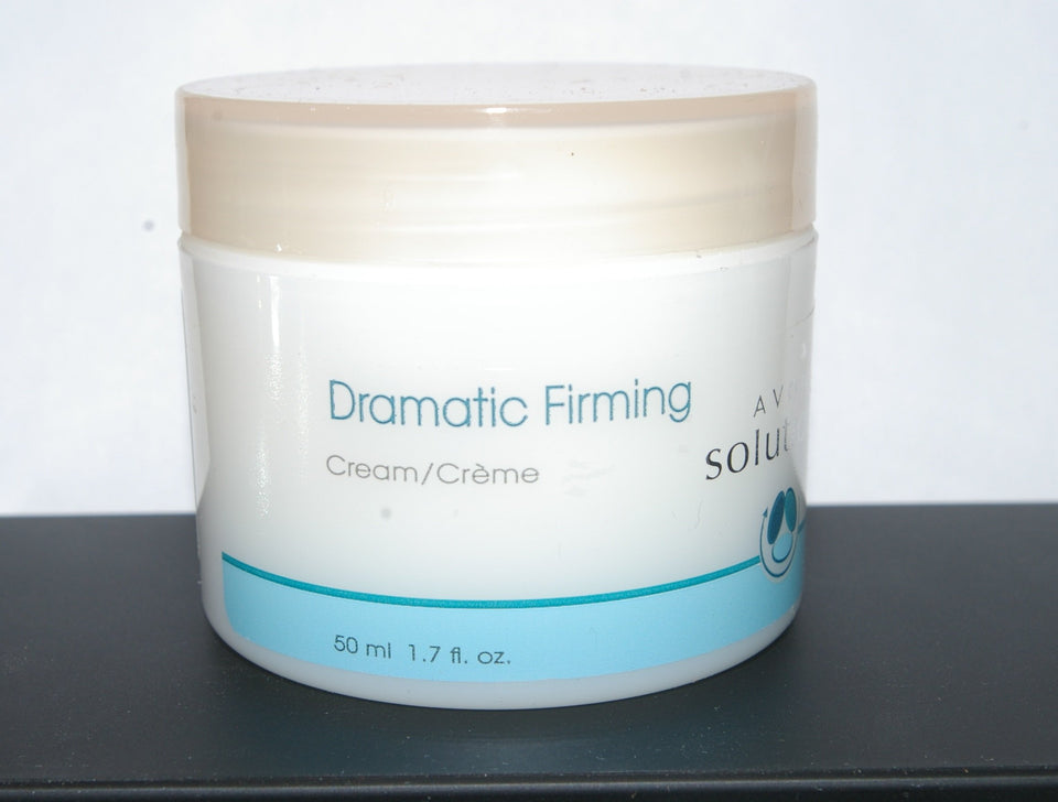 AVON Dramatic Firming Cream for face, neck, and body nourishes dry skin with lightweight hydration.