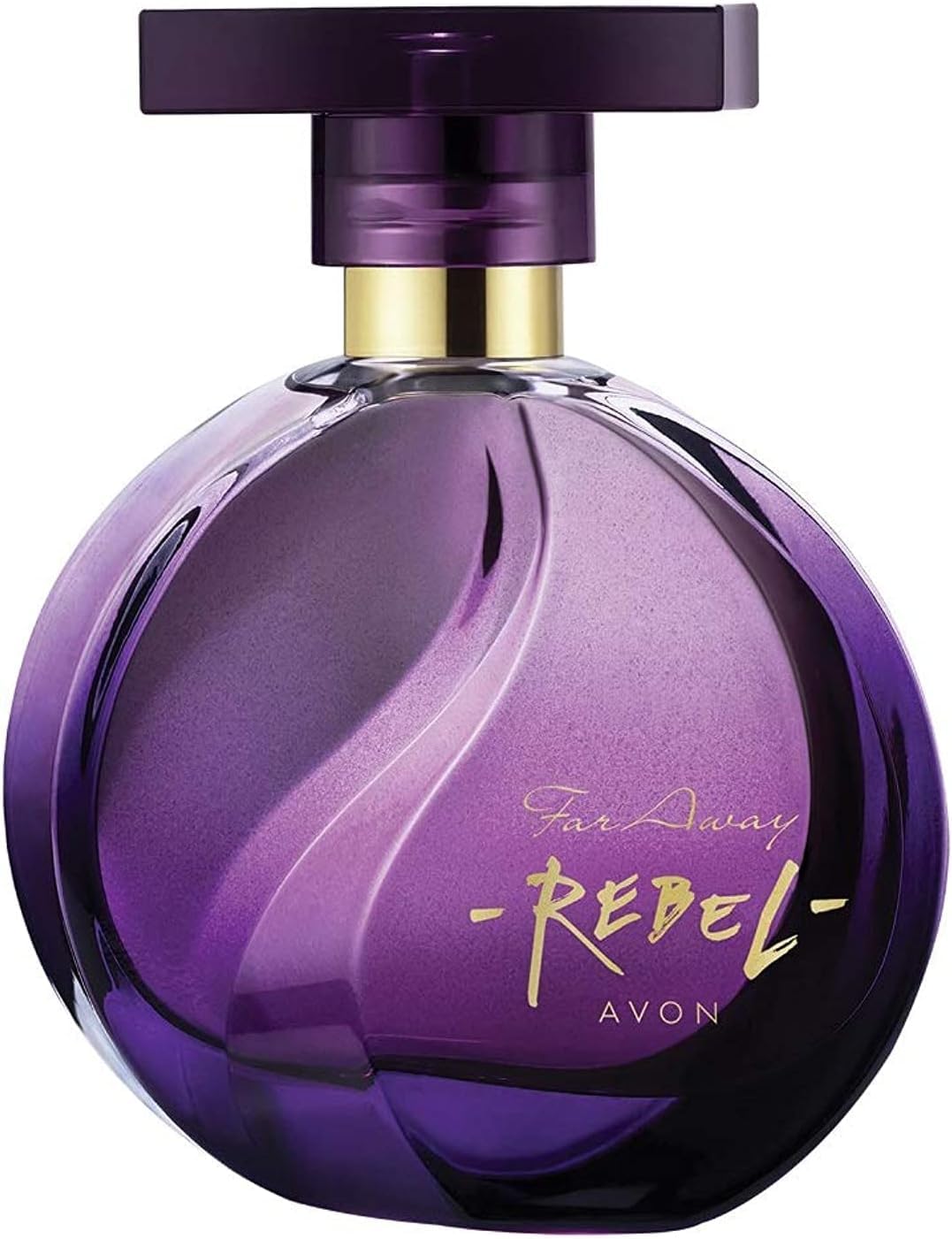Avon Far Away Rebel bottle front view, sophisticated fragrance for special occasions.
