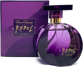 Avon Far Away Rebel bottle pour, long-lasting aroma ideal for evenings out.