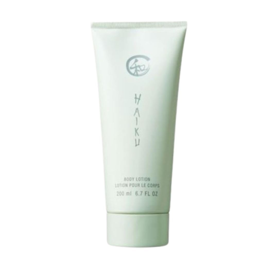 AVON Haiku bottle pour demonstrates silky hydration for daily use