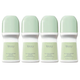 Avon Haiku roll-on bottle front view showing quick-dry freshness