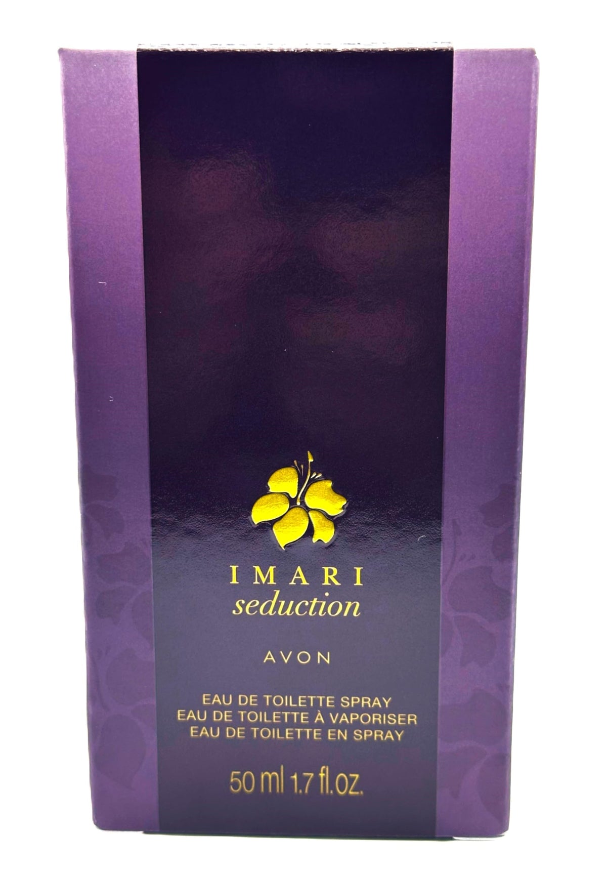 AVON Imari Seduction vanilla amber base creates warm lasting allure.