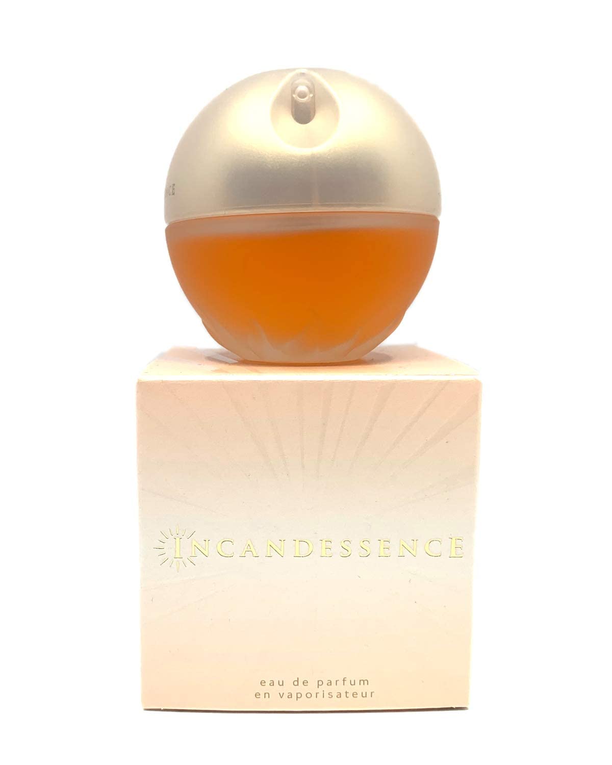Avon Incandessence for Her packaging display shows premium presentation.