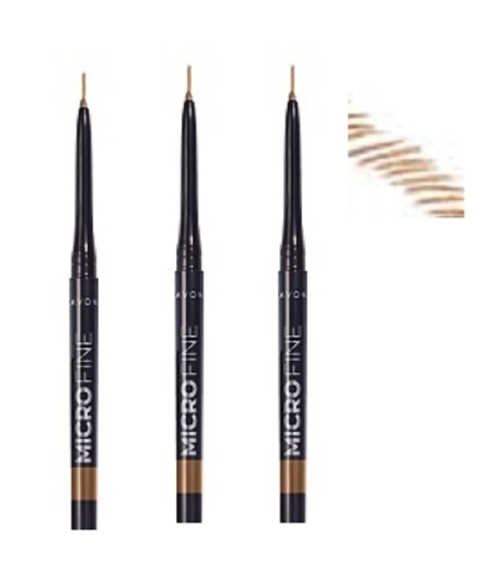 AVON Micro Fine Brow Pencil Blonde pack contents for natural-looking brows