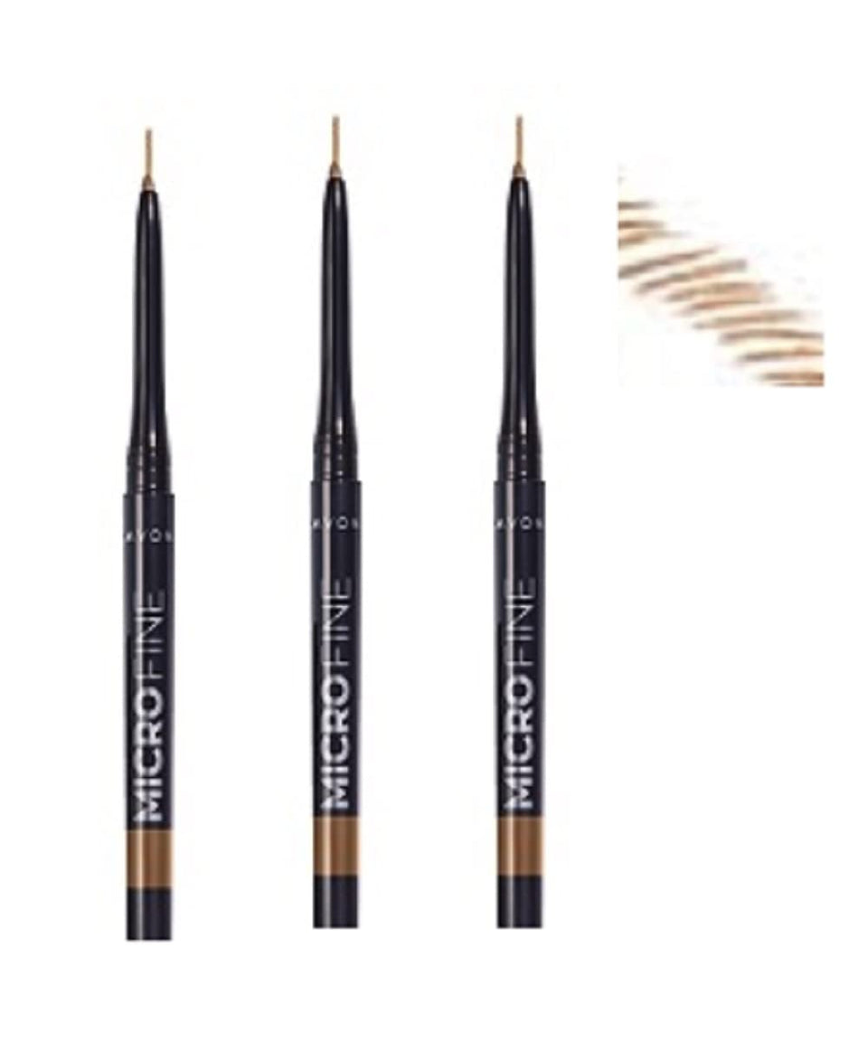AVON Micro Fine Brow Pencil Blonde pack contents for natural-looking brows
