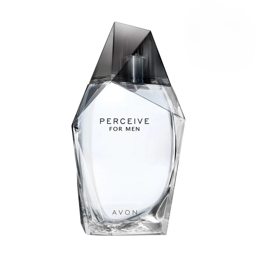 Close-up of AVON Perceive citrus-sage-cedarwood blend.