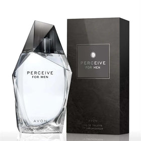 AVON Perceive bottle front with citrus and woody notes for daily freshness.