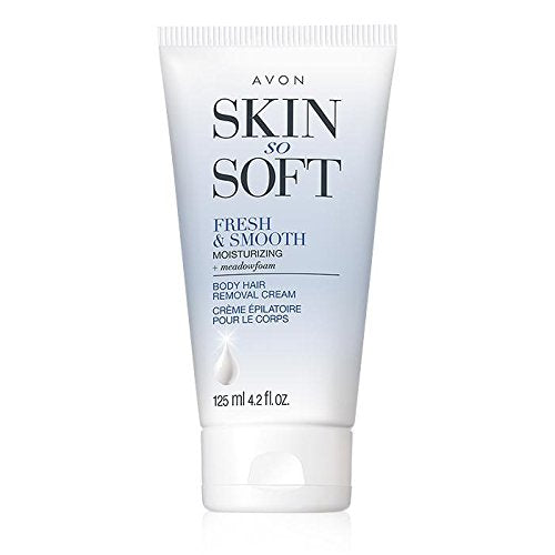AVON Skin So Soft Fresh & Smooth bottle pour for easy at-home hair removal