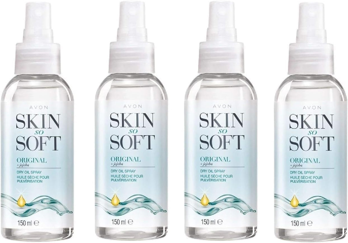 AVON Skin So Soft Original Dry Oil spray bottle for quick, light hydration