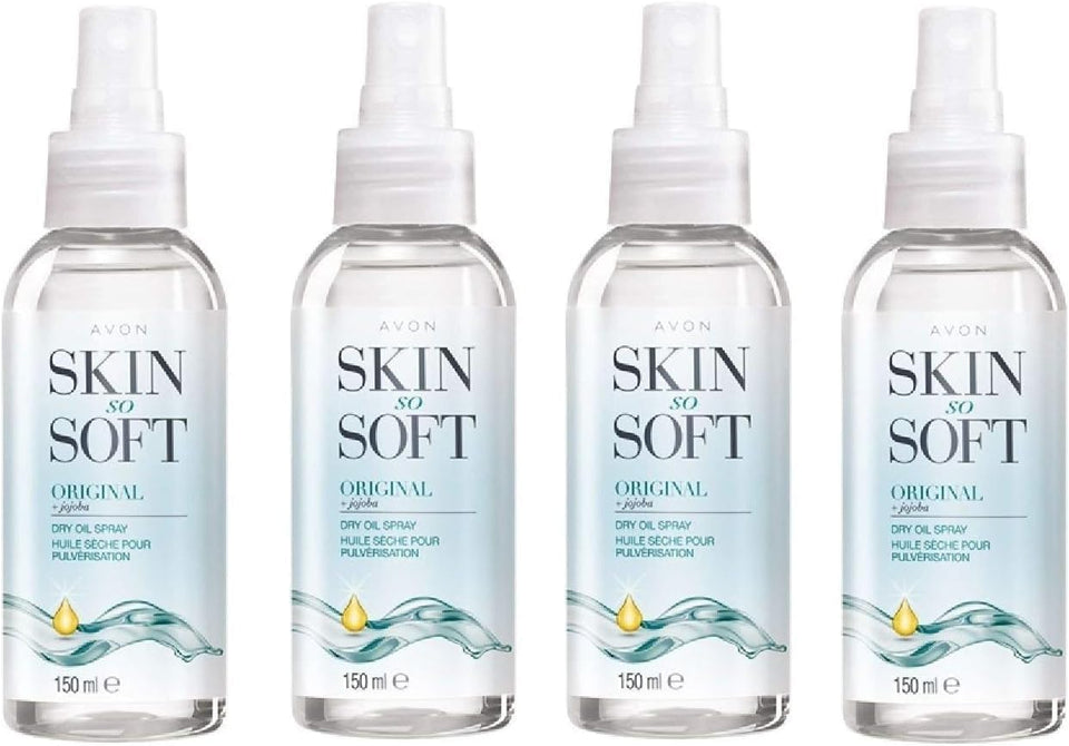 AVON Skin So Soft Original Dry Oil spray bottle for quick, light hydration