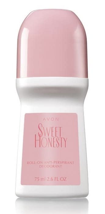 AVON Sweet Honesty roll-on underarm application demonstrating easy glide and odor control.