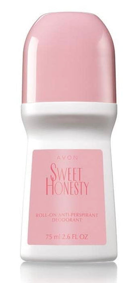 AVON Sweet Honesty roll-on underarm application demonstrating easy glide and odor control.