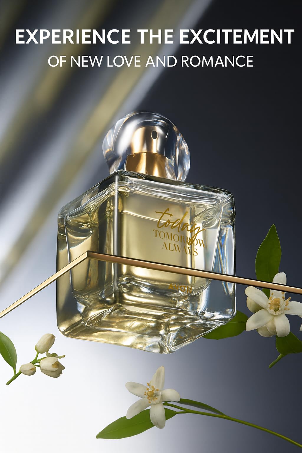 Application on skin reveals long-lasting floral fragrance.
