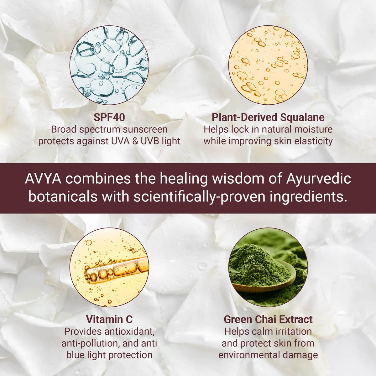 Close-up of lightweight, non-greasy texture with Hyaluronic Acid.