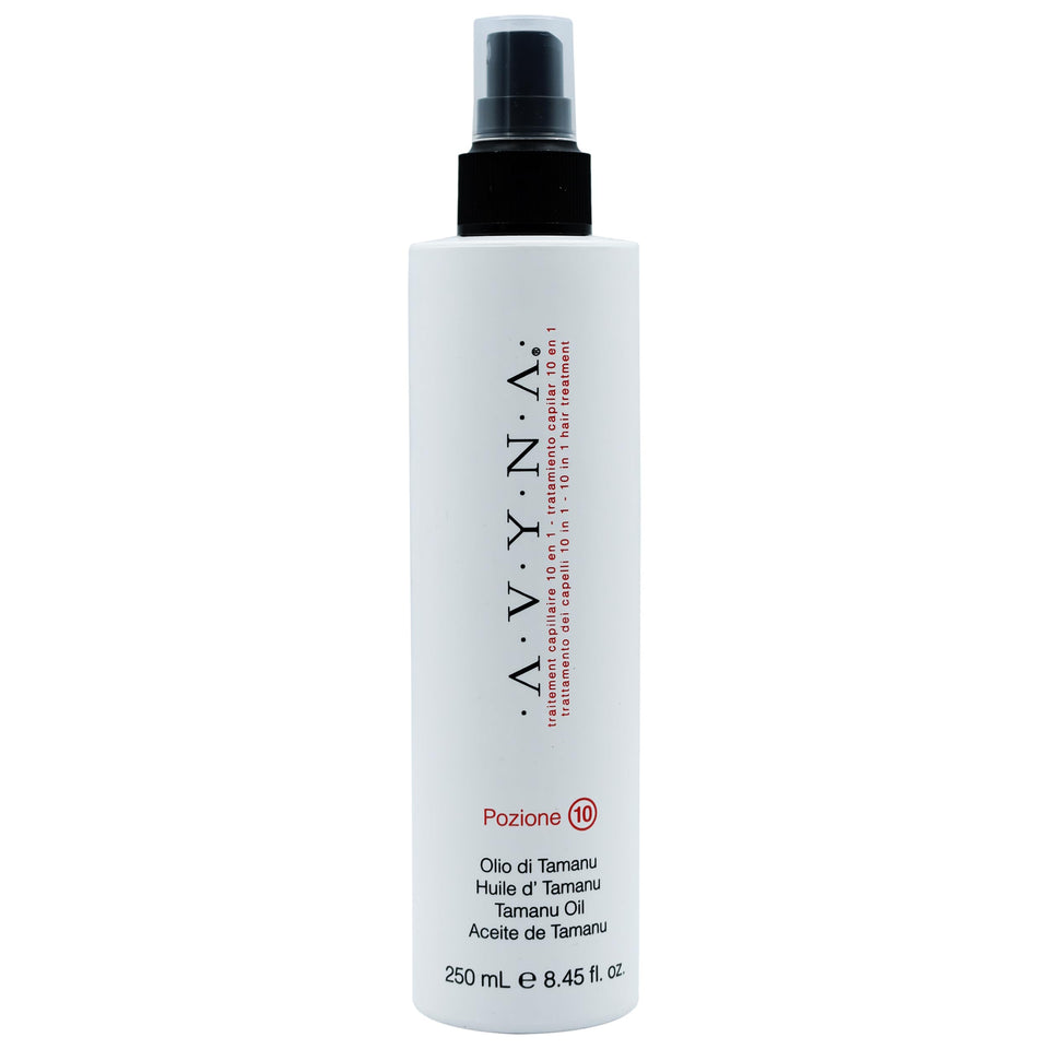 Avyna Pozione 10 leave-in spray bottle for easy daily conditioning