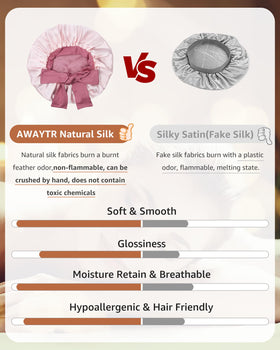 AWAYTR reversible hues silk bonnet locks in moisture to help hair stay hydrated.