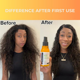 Awesome travel-size conditioner spray showcases on-the-go hair care convenience.