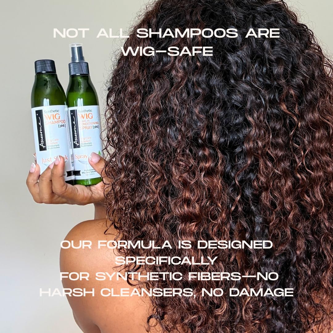 Awesome Wig Care Set packaging highlights premium quality for daily wig upkeep.