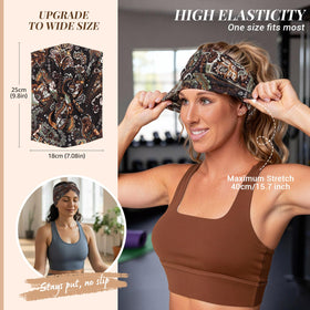 Awumbuk wide headbands protect natural hair with versatile design.