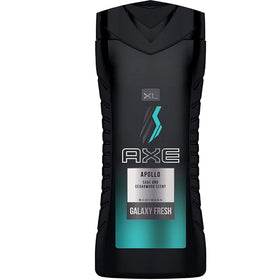 AXE Apollo body wash six‑pack packaging for shared spaces or stocking up