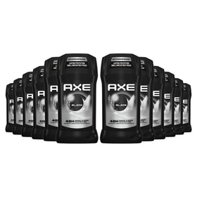 AXE Black antiperspirant stick 12-count front view for all-day dryness.