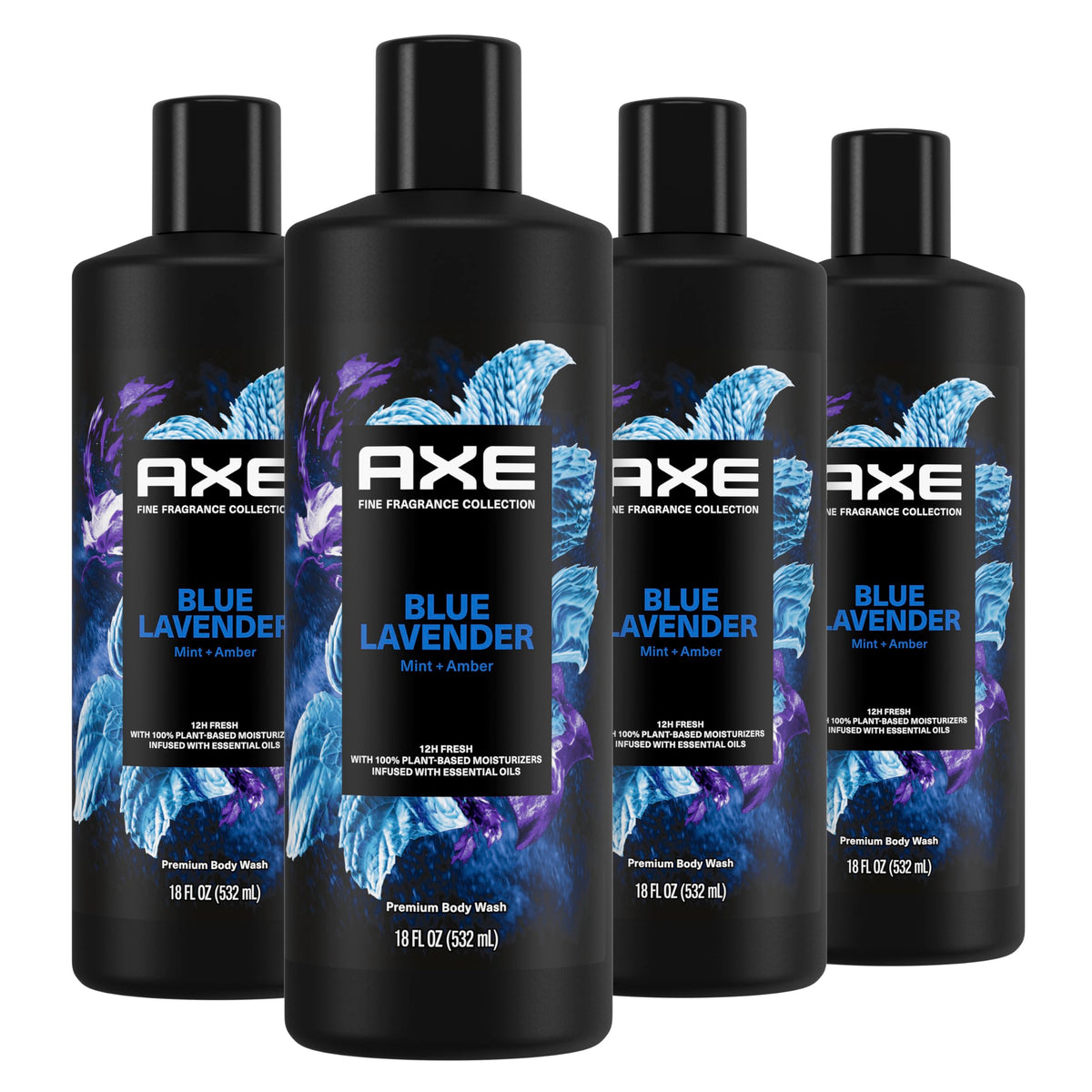 AXE Blue Lavender Body Wash bottle front showing premium fragrance and freshness