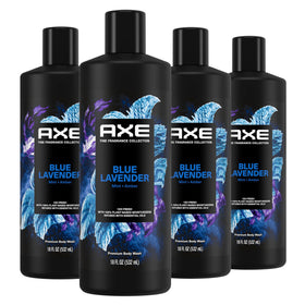 AXE Blue Lavender Body Wash bottle front showing premium fragrance and freshness