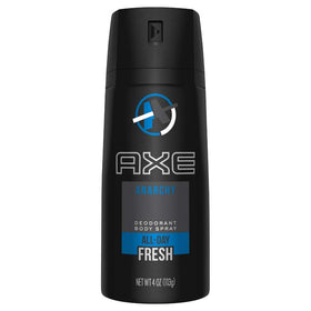 AXE Bodyspray Anarchy for Him 4 oz bottle front view, lightweight daily refresh