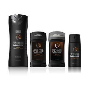 AXE Dark Temptation twin-pack packaging for easy daily use