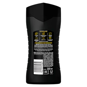 AXE Dark Temptation packaging close up showcasing 250ml size.