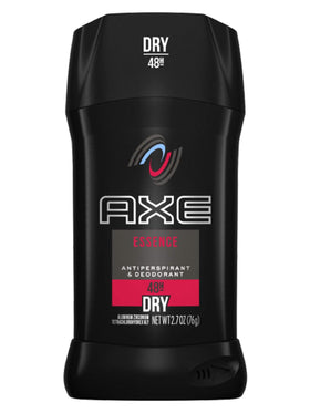 AXE Essence antiperspirant stick in pack, front view, 24-hour freshness.