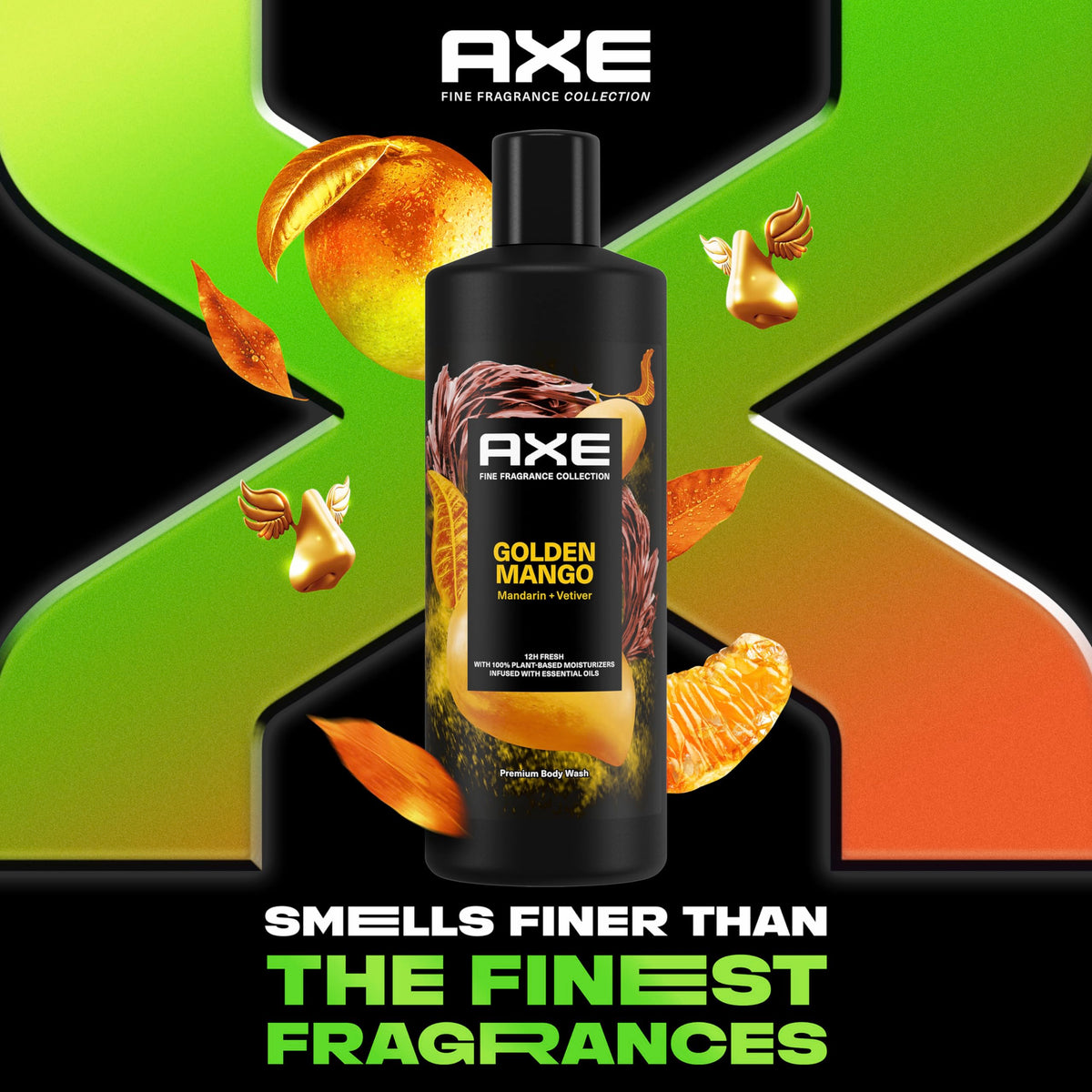 AXE Golden Mango 4-count pack shown for everyday use