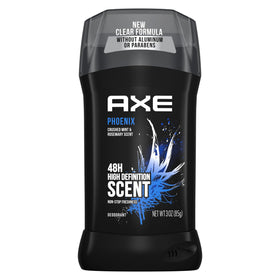 Axe Phoenix deodorant stick bottom-twist design enables precise application.