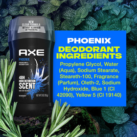 Axe Phoenix eco-packaging image promotes sustainable unpacking experience.