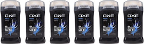 Axe Phoenix deodorant stick 3oz pack six front view highlighting value and design.