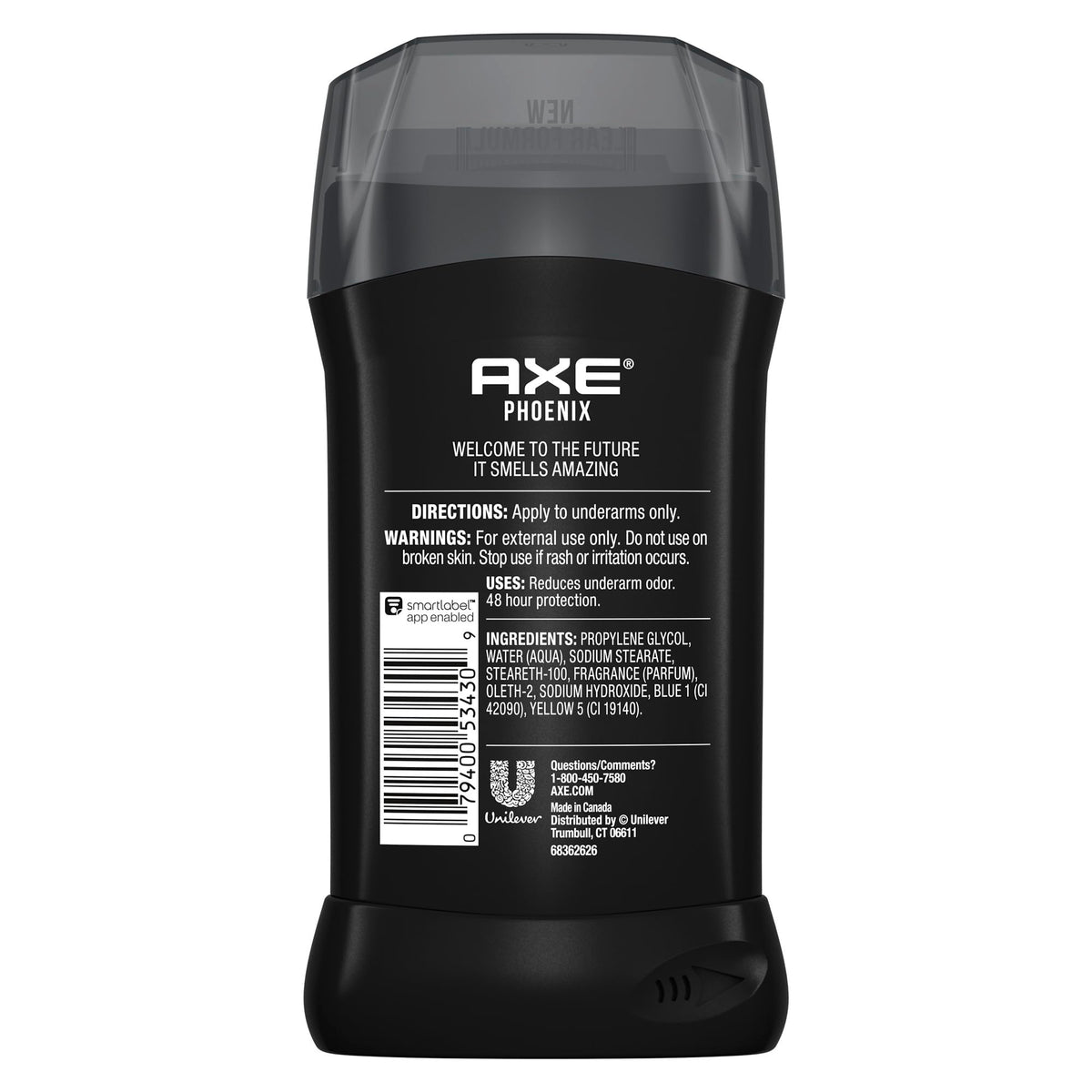 Axe Phoenix scent profile image highlights mint, rosemary, lavender and citrus notes.