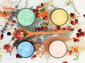 Axe Sickle DIY cosmetics use-case jar inspiring creative mixing.