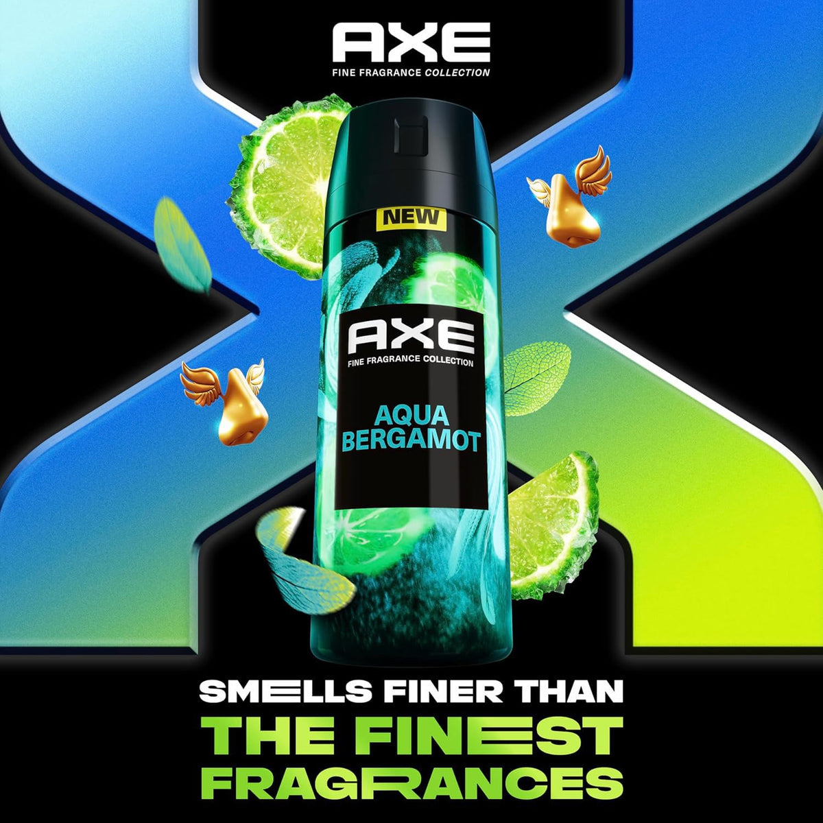 AXE travel-size body spray six-pack display for on-the-go freshness