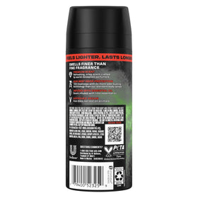 AXE Watermelon Freeze spray mist dispersing for even coverage.