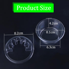 AYDZWJM compact tray fits busy stations and organizes pigments neatly.
