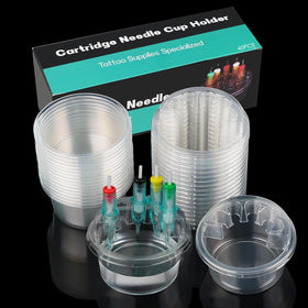 AYDZWJM tattoo cartridge cup holder keeps inks organized and hygienic during sessions.