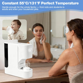 AZ GOGO dispenser delivers towels in 5 seconds for quick refresh.
