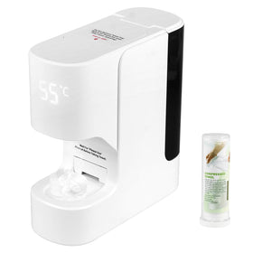 AZ GOGO hot towel dispenser front view for a compact spa setup.